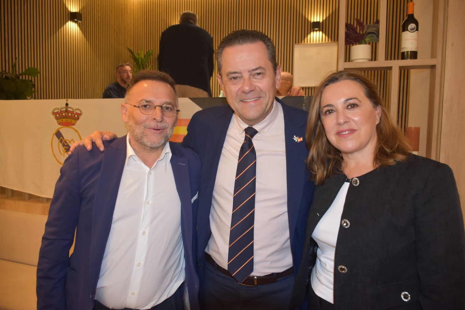 Ambiente madridista en el restaurante 'Aire'