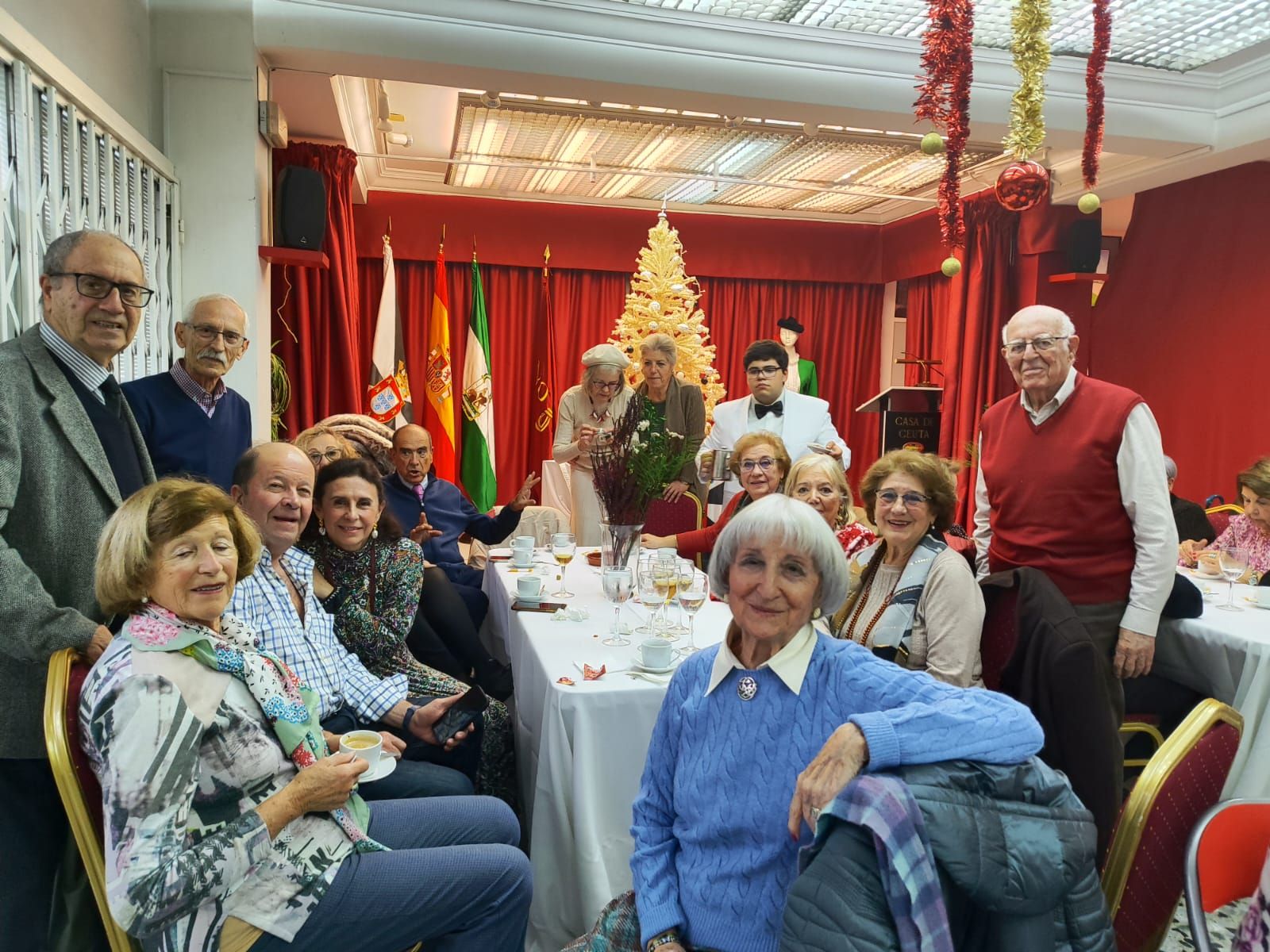 La Casa de Ceuta en Sevilla celebró el jueves su comida de Navidad.