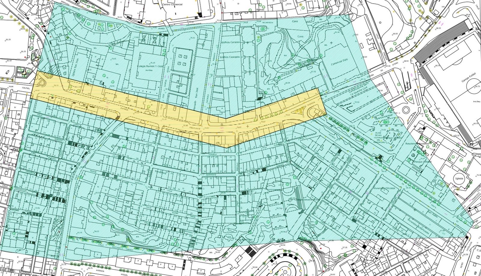 Mapa de afectación.