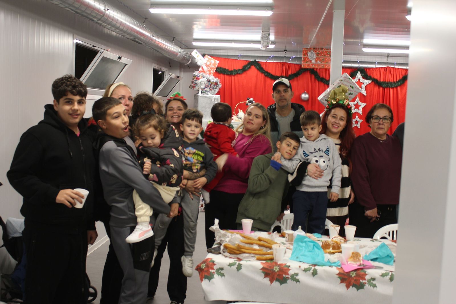 Una chocolatada especial en Juan XXIII