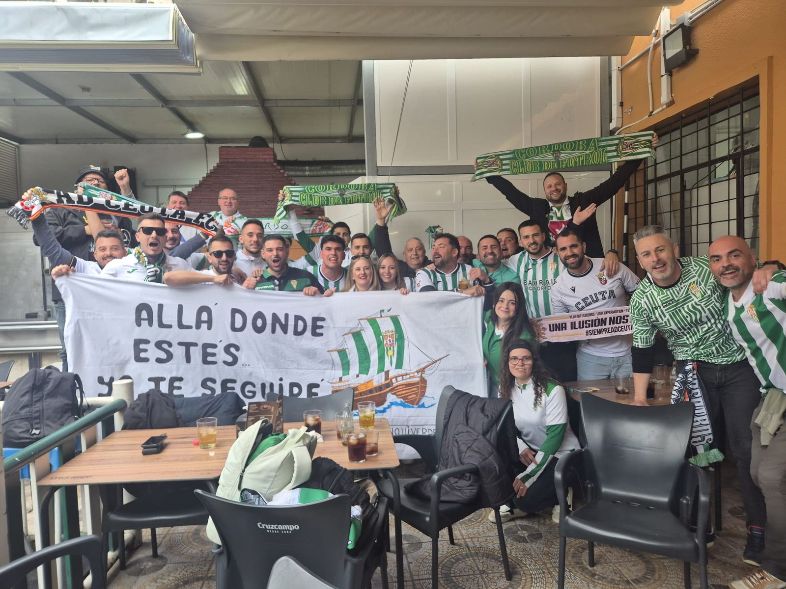 Así se vive la previa entre AD Ceuta y Córdoba CF en el Alfonso Murube: todas las imágenes