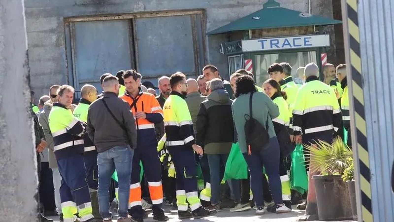 Trabajadores de las Brigadas Verdes durante una manifestación en una imagen de archivo