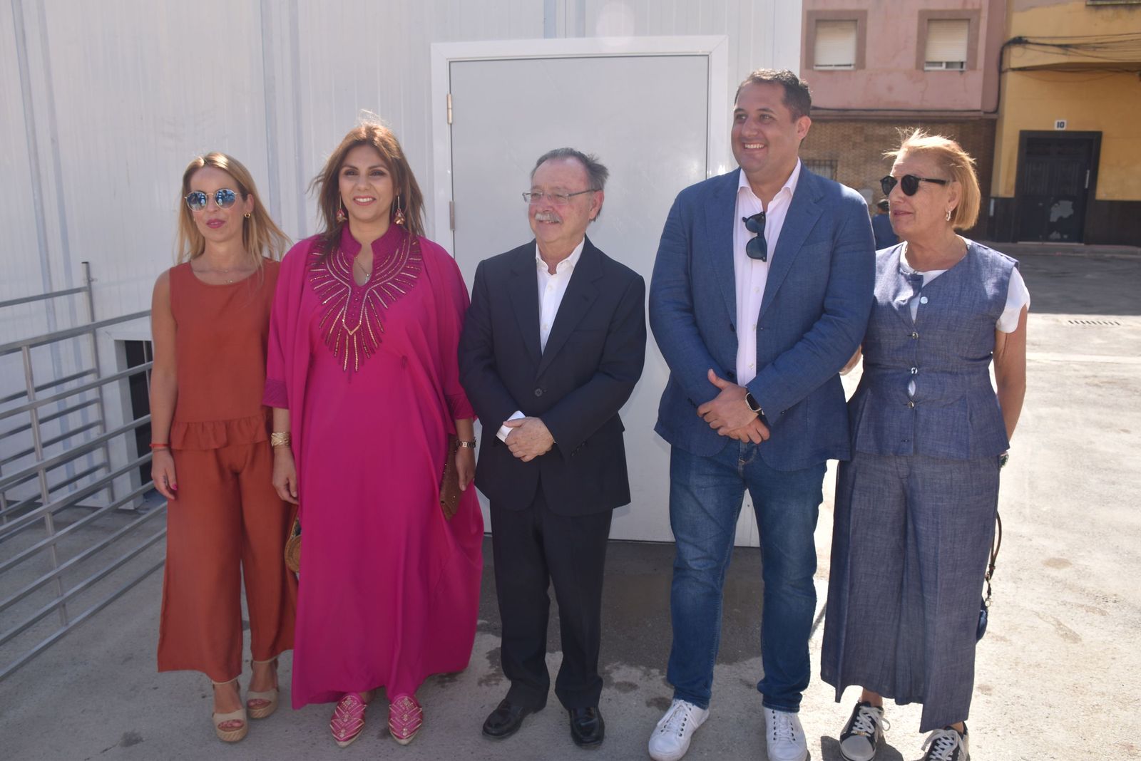 Así ha sido la visita de Benzina y Vivas al matadero de Hadú