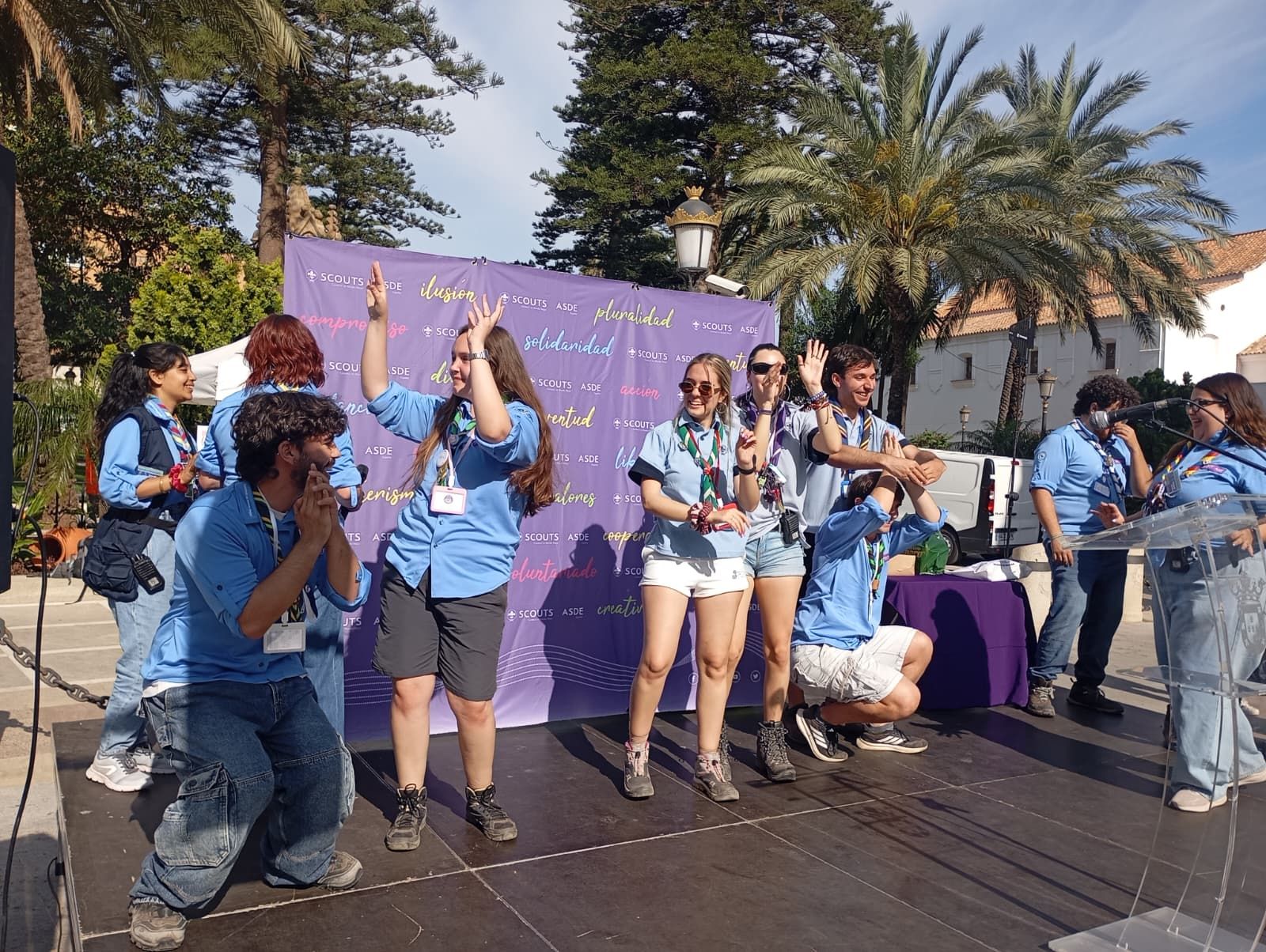 Ceuta da la bienvenida al movimiento scout con una hermosa ceremonia