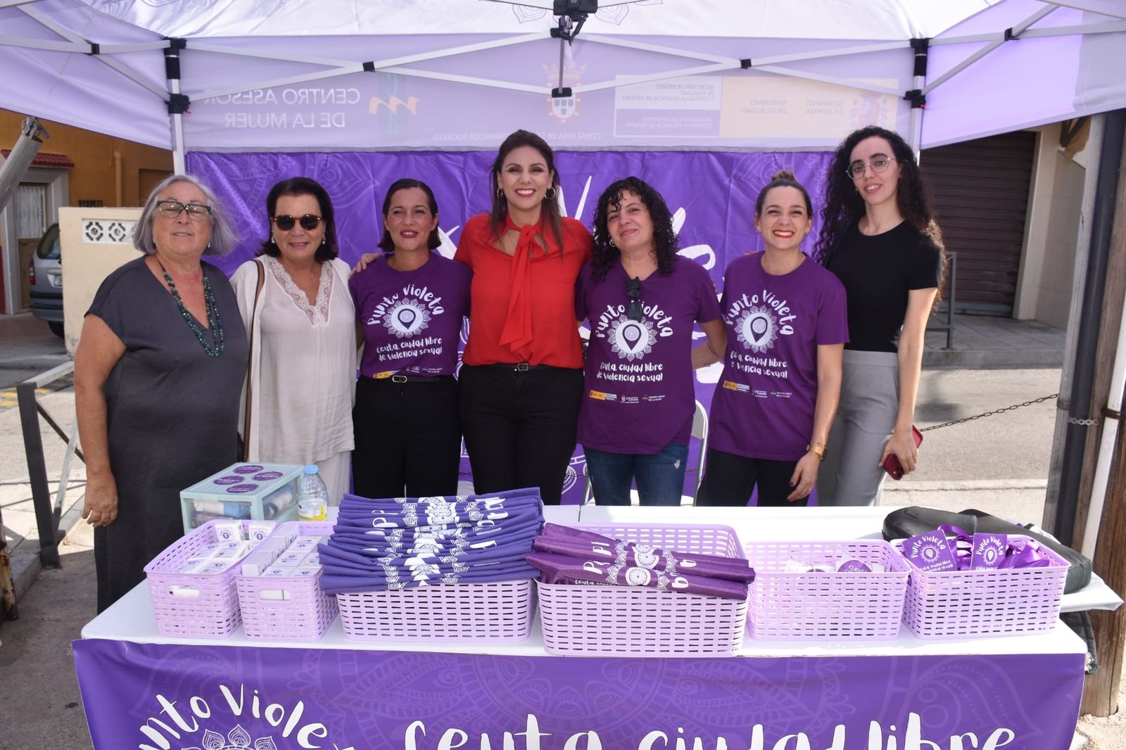 Punto violeta inaugurado este martes en El Príncipe