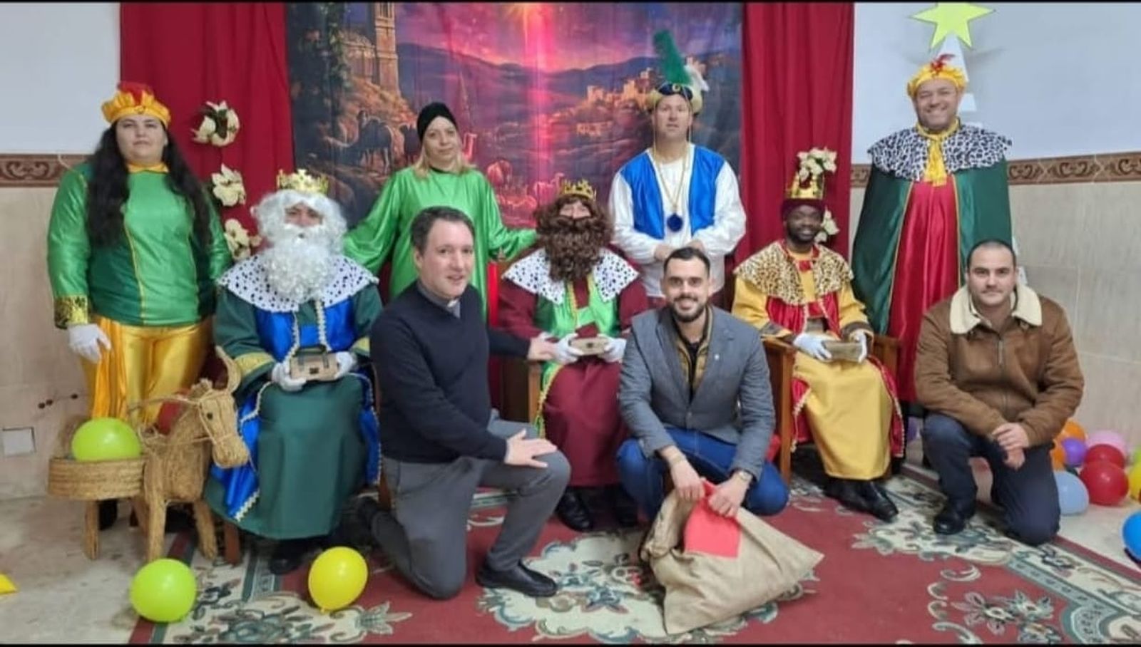 Visita de los Reyes Magos a la Casa de Ceuta en Algeciras