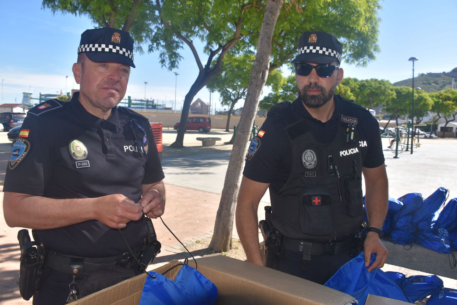 La Policía Local deslumbra a los pequeños de varios centros escolares