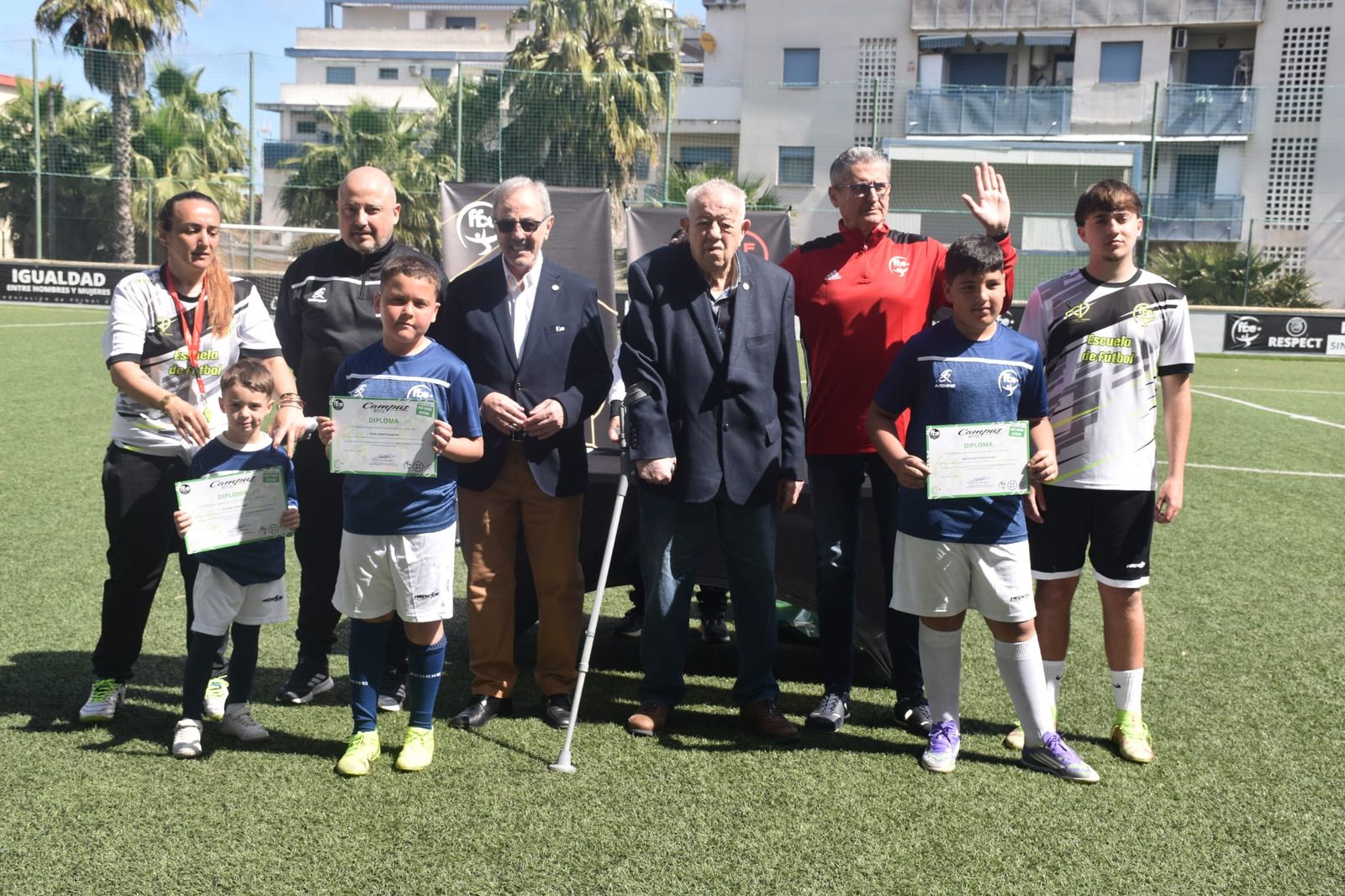 Entrega de diplomas Campus de Fútbol
