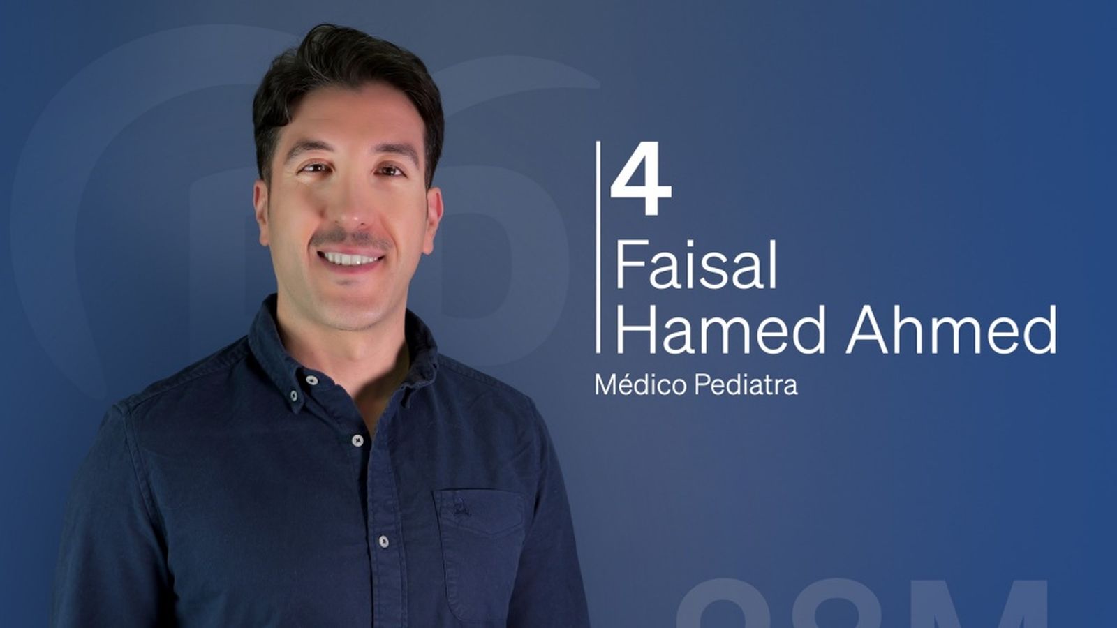El médico y ya ex militante del PP de Ceuta, Faisal Hamed, en la imagen usada de cara a las elecciones autonómicas del 28 de mayo de 2023. / FOTO CEDIDA