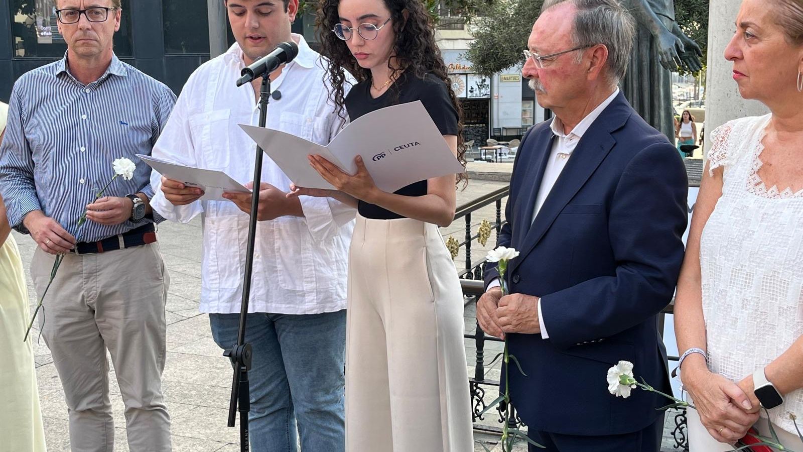 Homenaje del PP a las víctimas del terrorismo con motivo del 29 aniversario del asesinato de Miguel Ángel Blanco