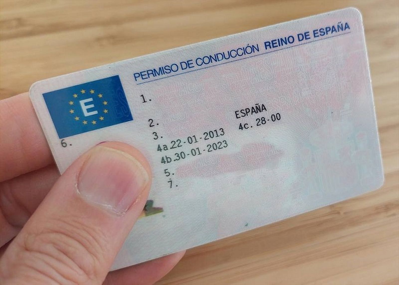Permiso de conducir de un ciudadano ceutí. / FOTO EL PUEBLO