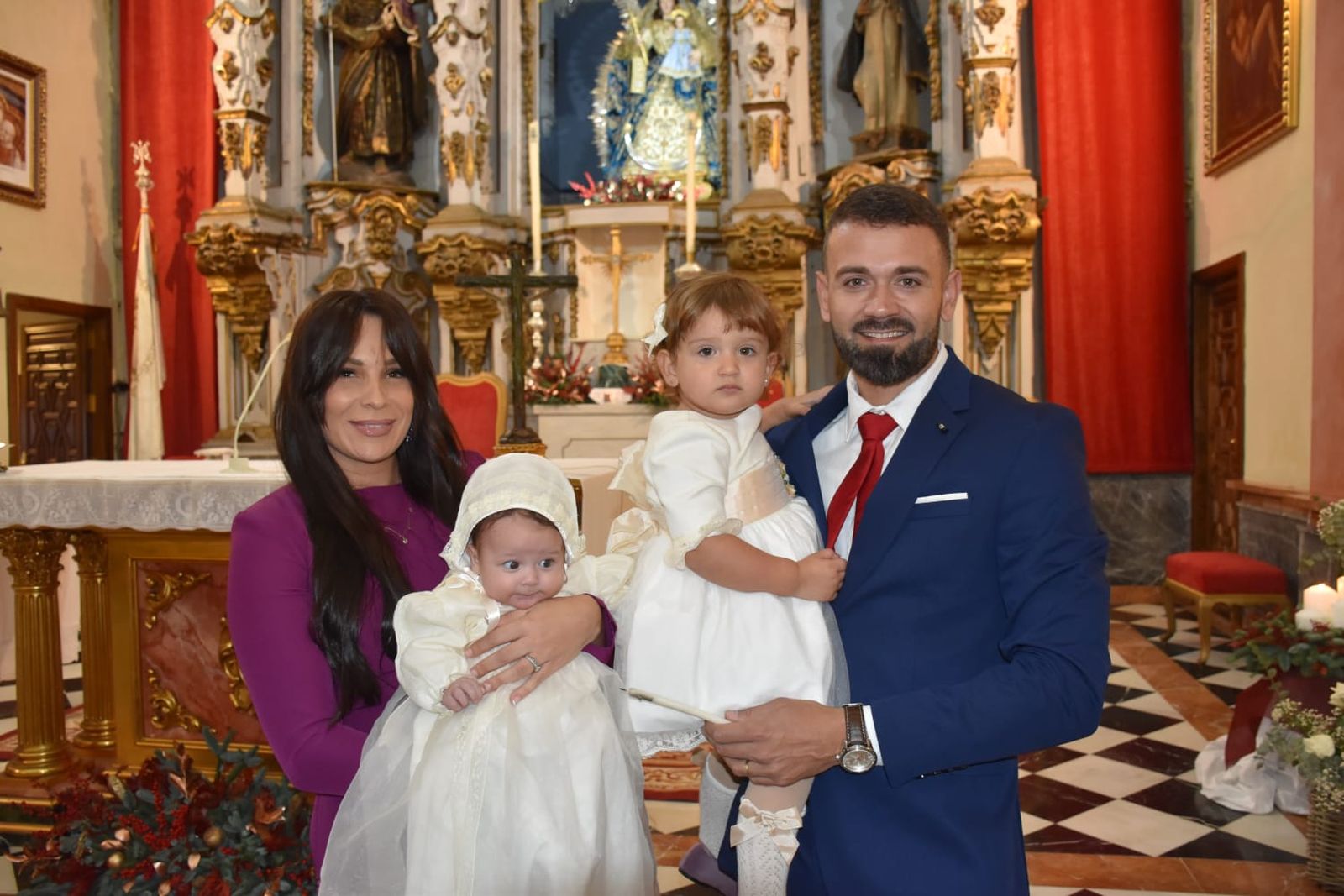 El bautizo de los hermanos Antonio y Jimena