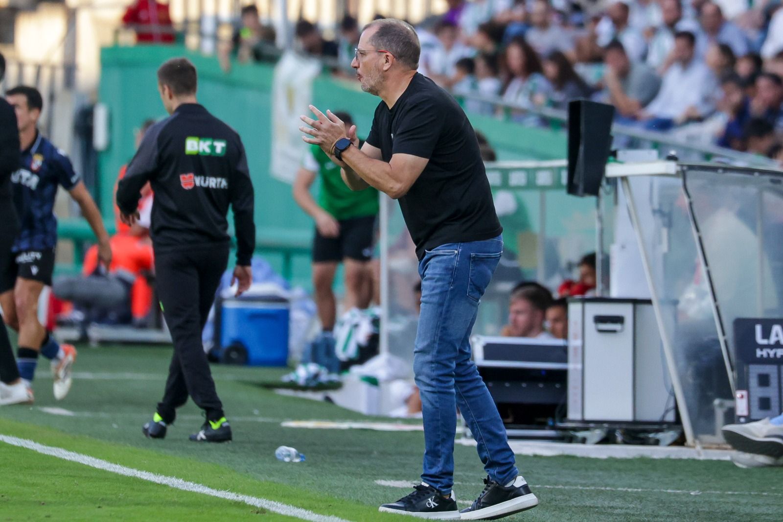José Juan Romero durante el encuentro que ha disputado la AD Ceuta frente al Córdoba CF en el Nuevo Arcángel
