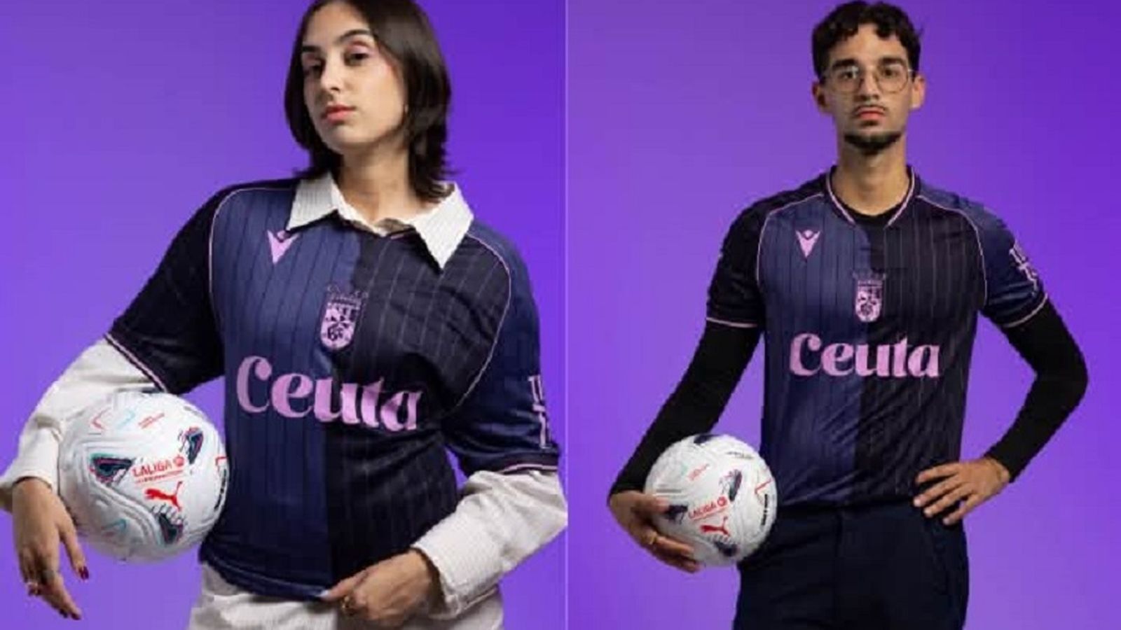 Segunda camiseta de la AD Ceuta