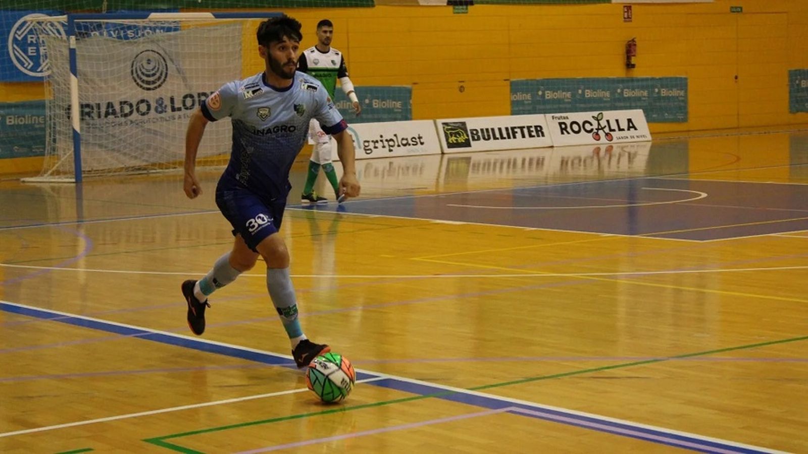 Rangel, con la camiseta de El Ejido FS