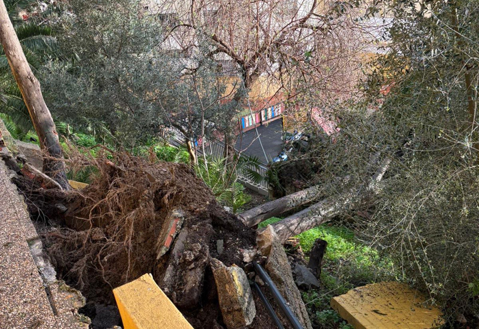 Desperfectos del temporal.