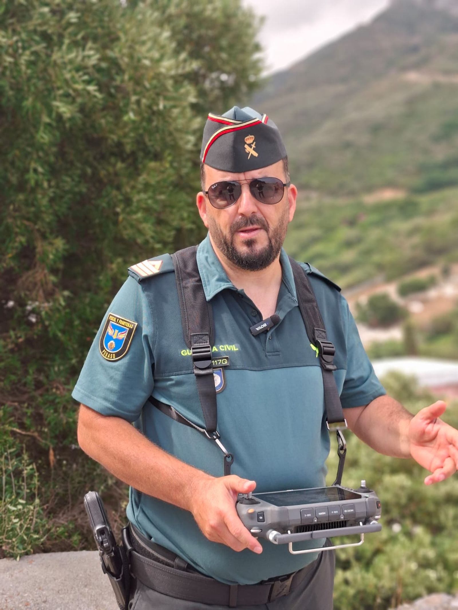 Larbi Elsain Hicho, sargento primero del Equipo Pegaso