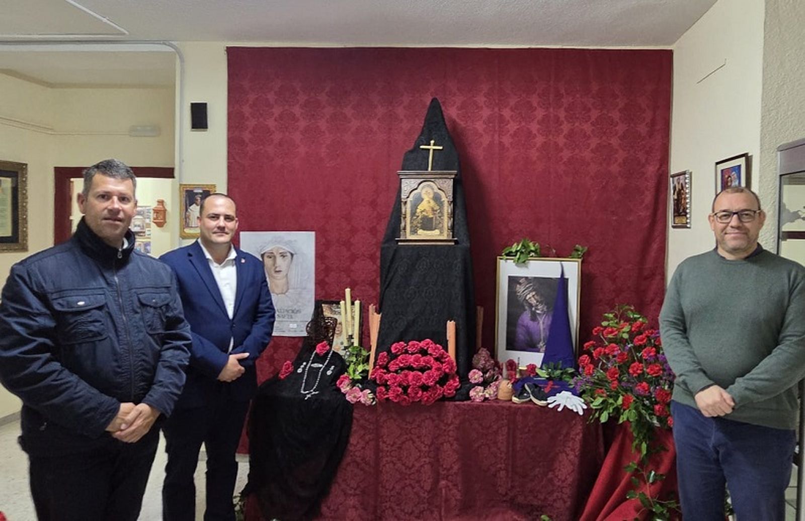 El 'Rincón Cofrade' en la Casa de Ceuta en Algeciras. / FOTO CEDIDA