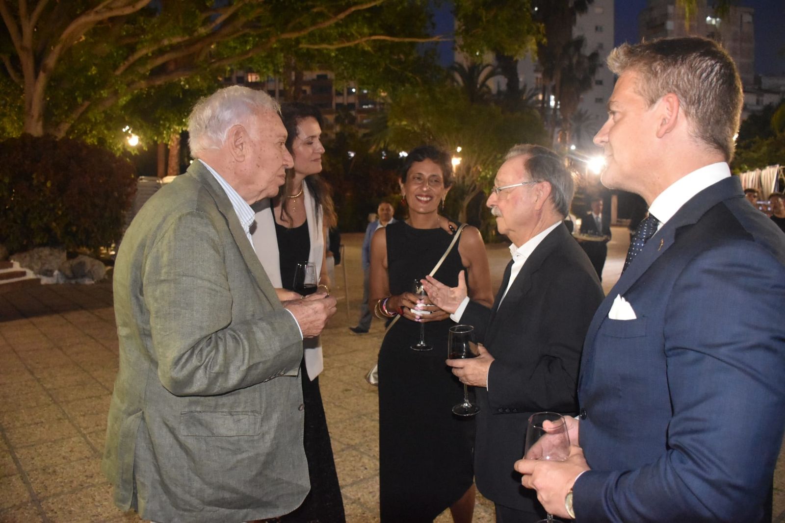 Una recepción el el Parque Marítimo, antesala del Forbes Ceuta AI & Tech Summit