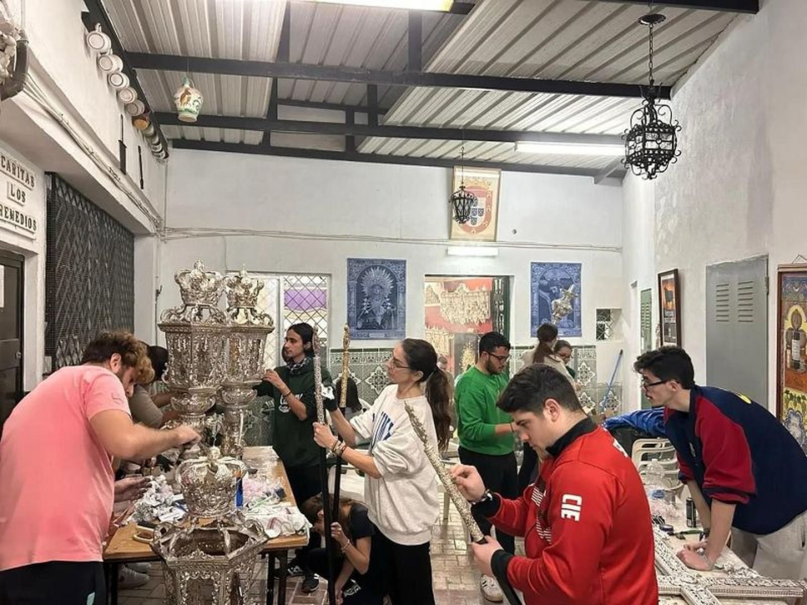 Labor de priostía y mayordomía./ FOTO CEDIDA