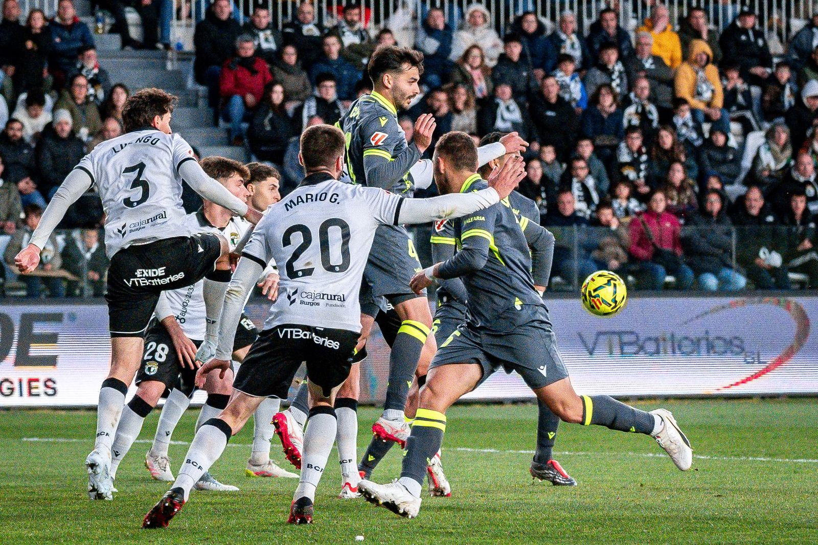 Burgos-AD Ceuta, partido de la Liga Hypermotion