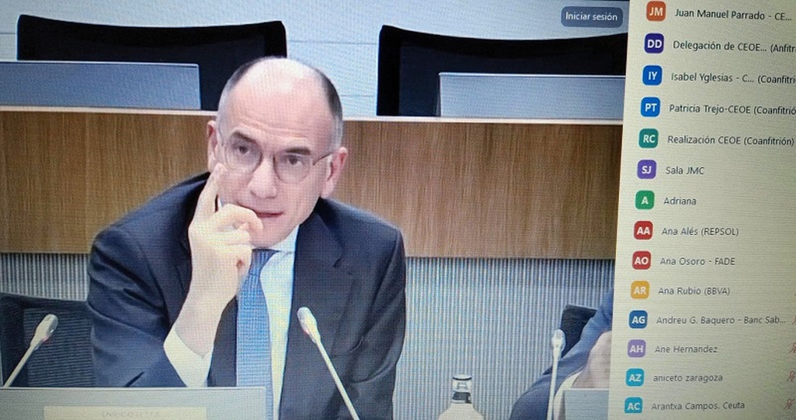 Enrico Letta, presidente del Instituto Jacques Delors y ex Primer Ministro de Italia / FOTO CEDIDA