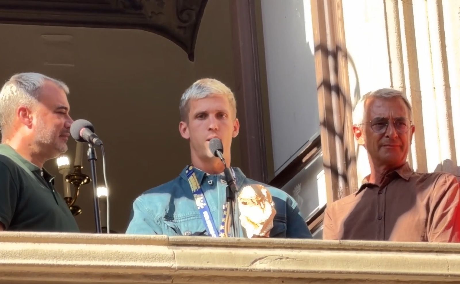 Dani Olmo, en Terrassa