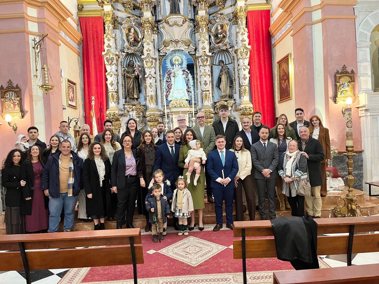 Rodrigo recibe el sacramento del bautismo