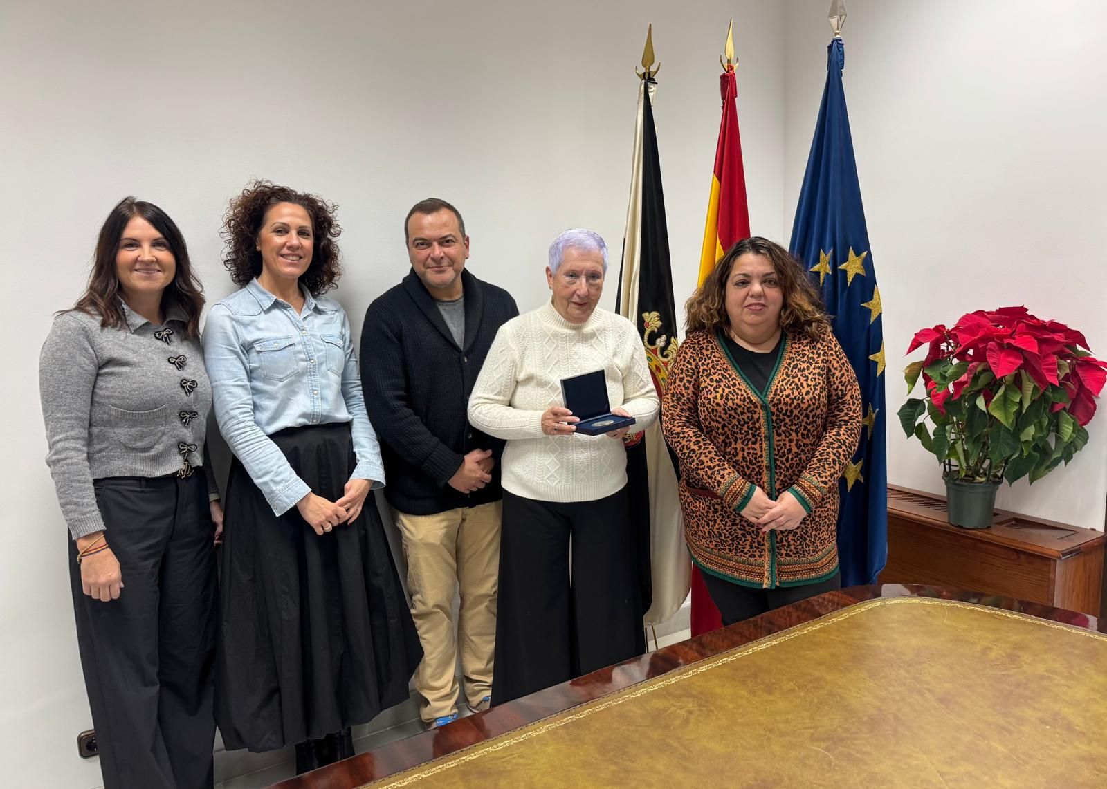 Sánchez Miaja, durante la recepción celebrada este viernes en la sede de la Delegación del Gobierno