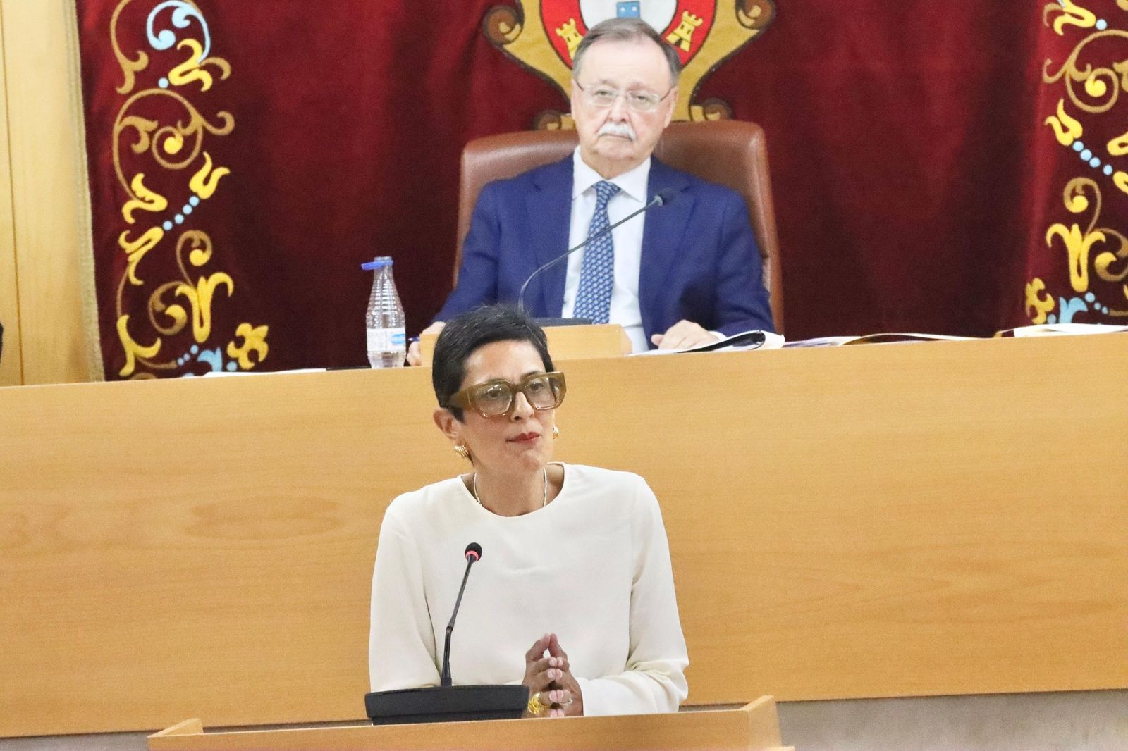 La consejera Kissy Chandiramani durante el pleno