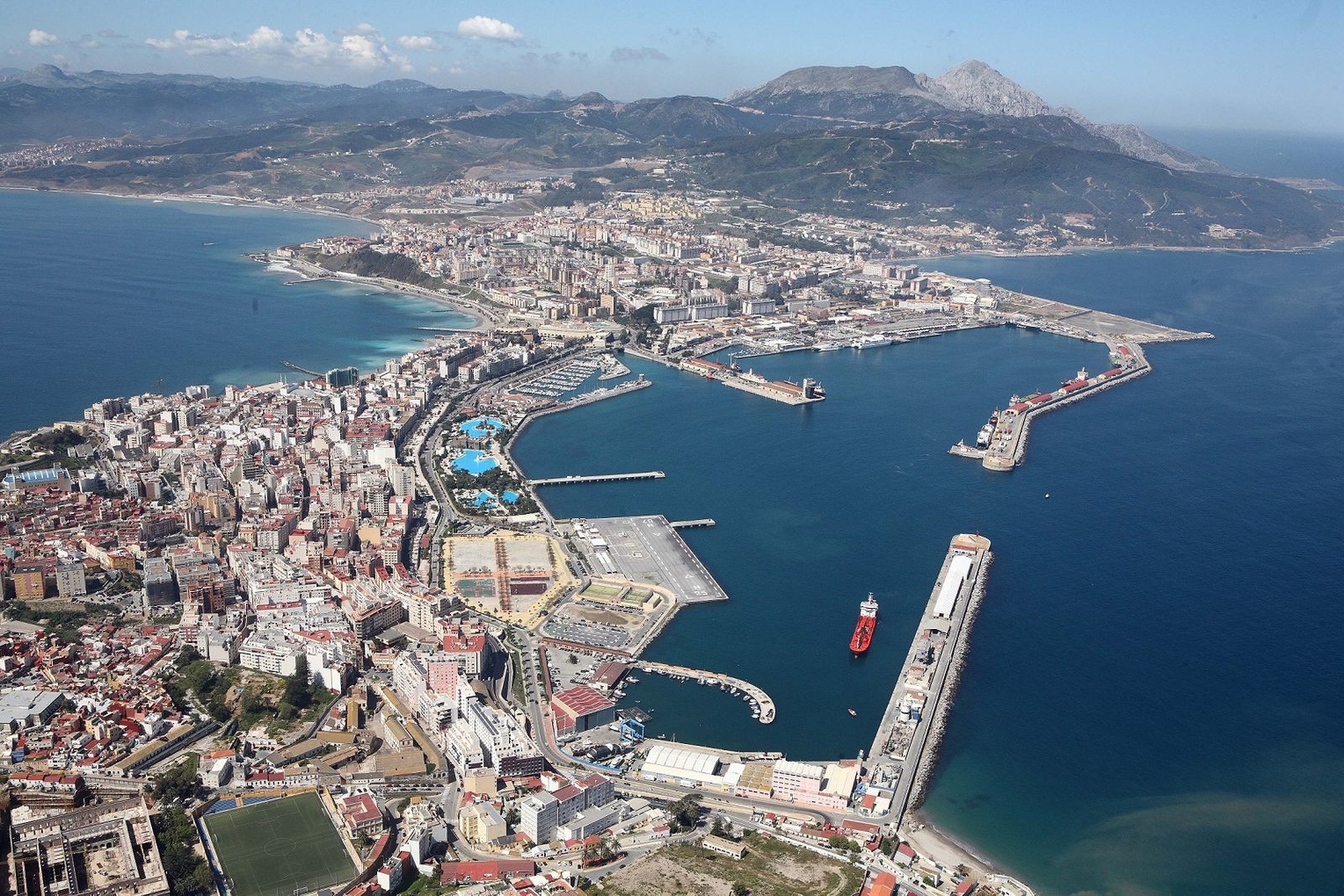 Vista de Ceuta.