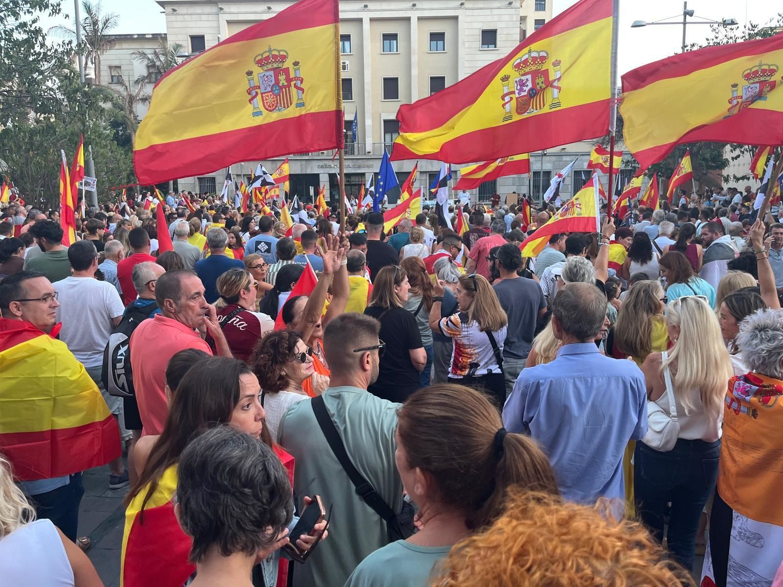 Vista de la concentración