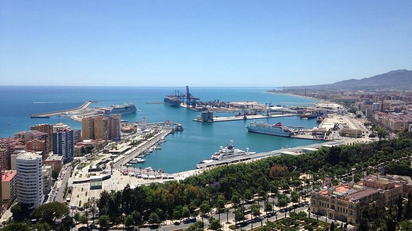 Imagen del Puerto de Málaga
