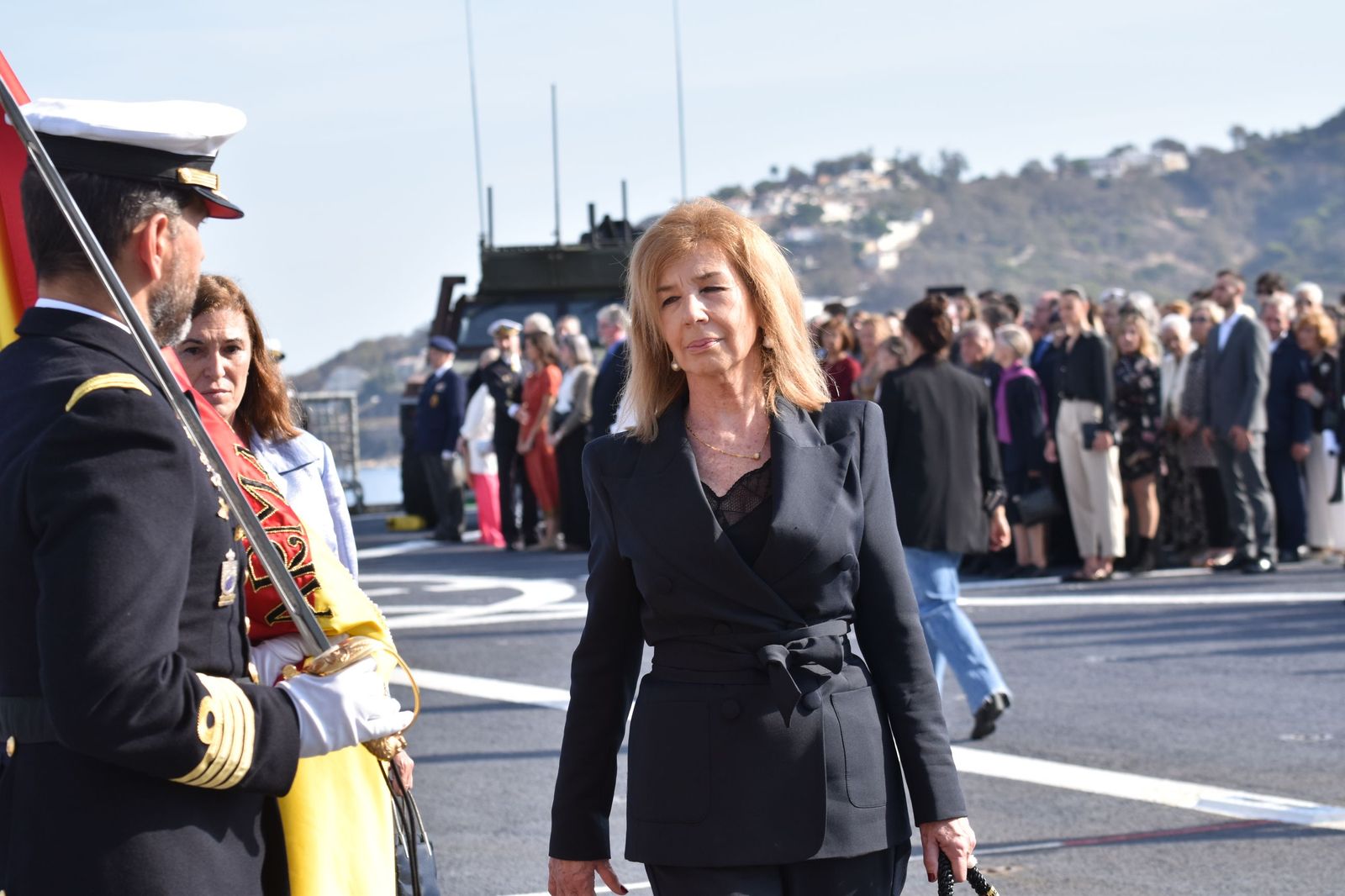 Emotiva jura de bandera a bordo del 'Castilla'