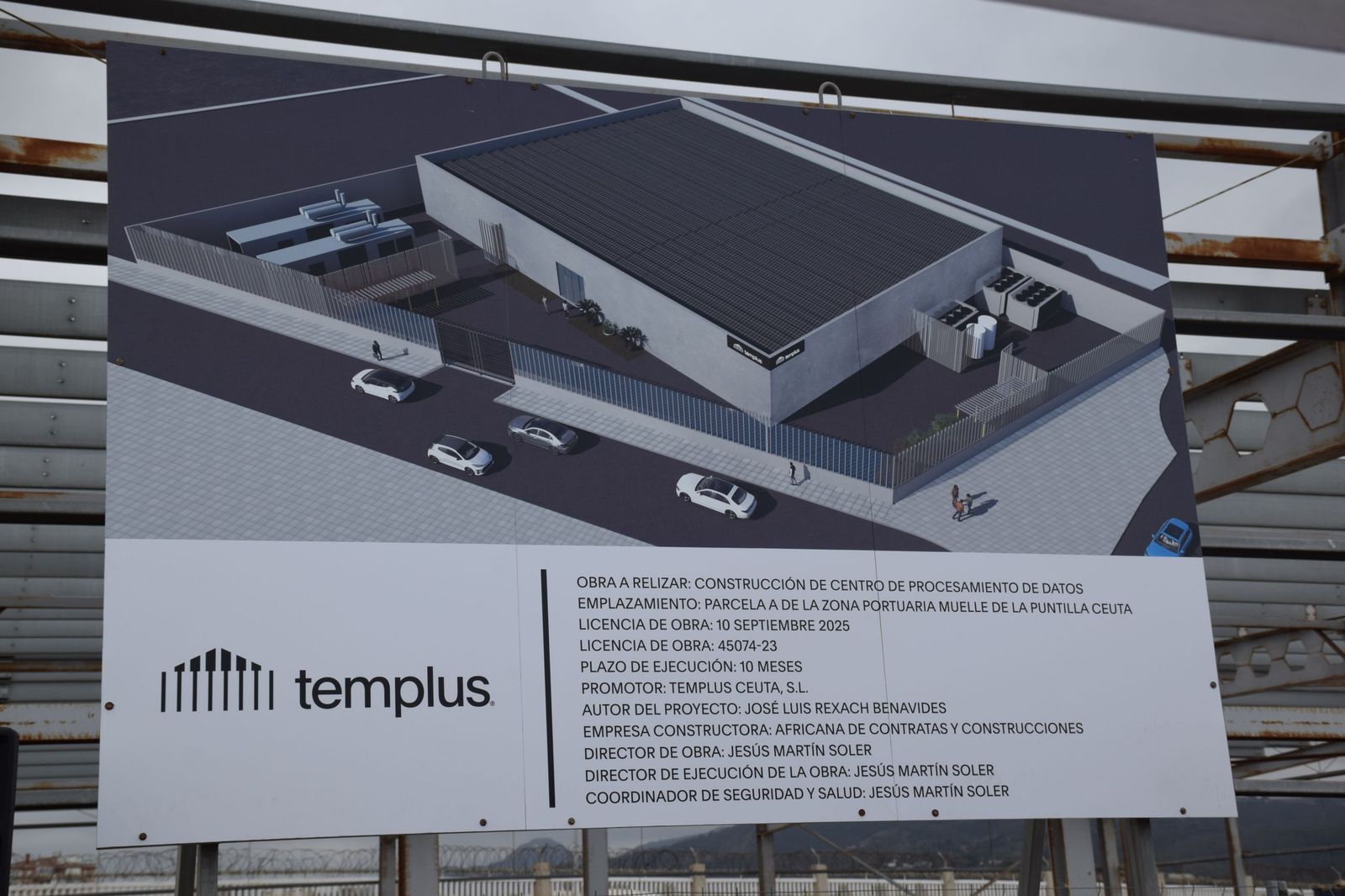 Proyecto de la obra a realizar de Templus.