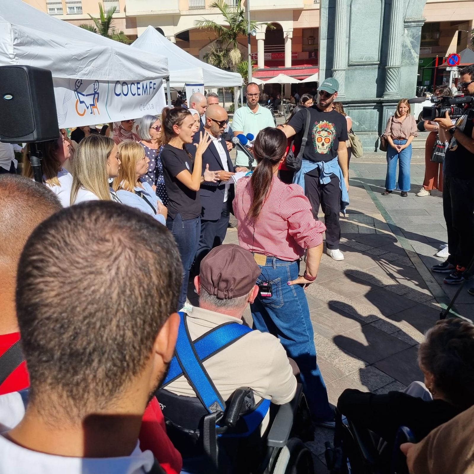 Actividad reivindicativa organizada por Cocemfe
