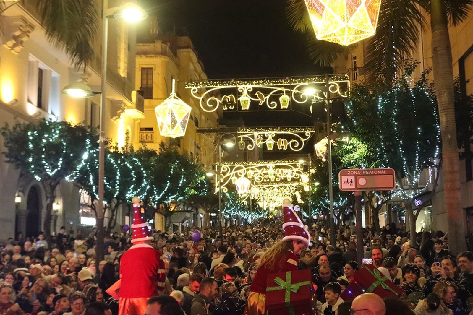 Inauguración de las luces de Navidad 2025.