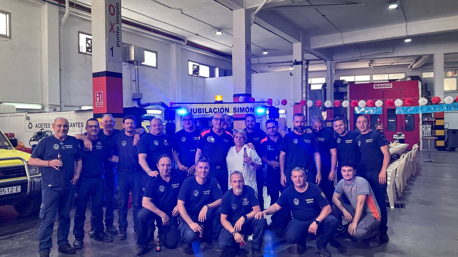 La plantilla del Parque Móvil es una gran familia y ahí está el éxito de su magnífica labor