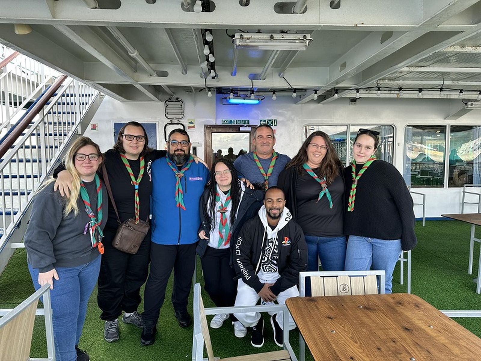 SCOUTERS DE CEUTA DE VIAJE A PENÍNSULA PARA BUSCAR LOCALIZACIÓN PARA EL CAMPAMENTO DE VERANO