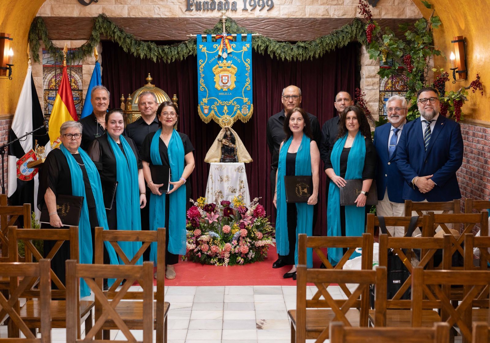 Miembros de la Casa de Ceuta en Melilla