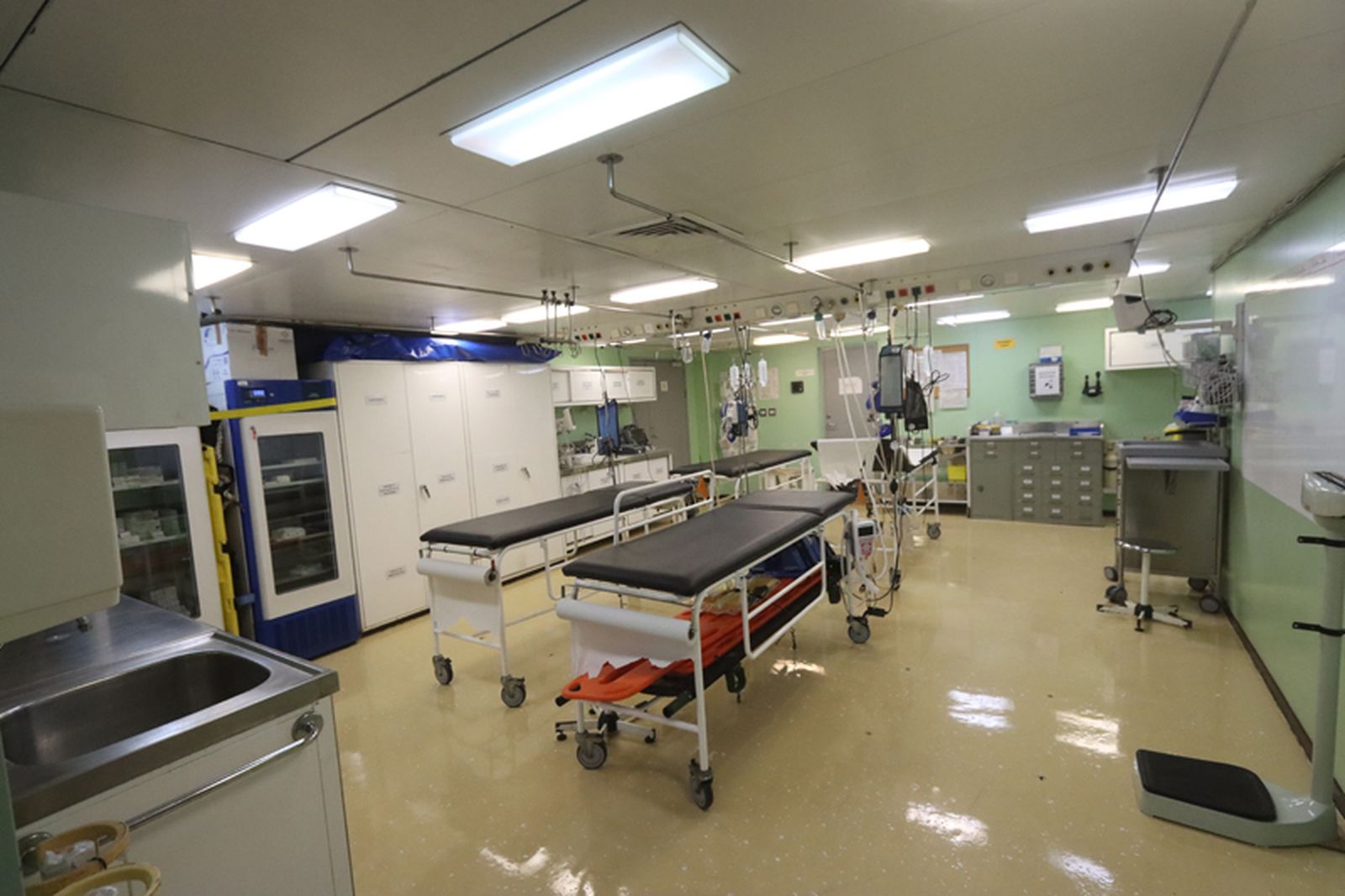 Hospital del buque 'Galicia'. / FOTO REDUAN