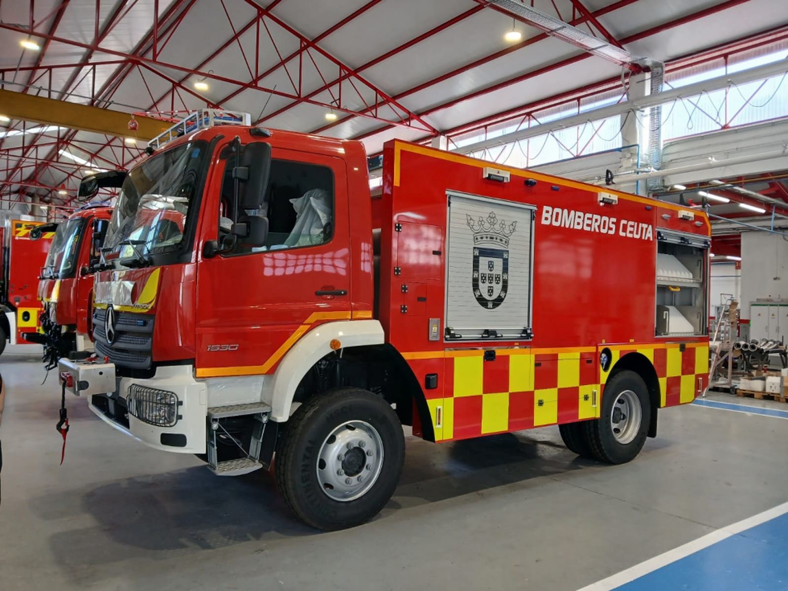 Vehículo de Bomberos de Ceuta.