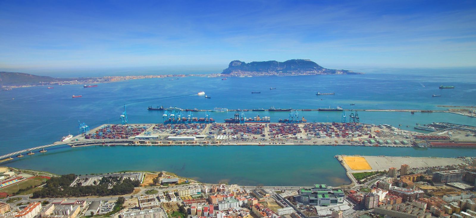 Instalaciones del puerto de Algeciras