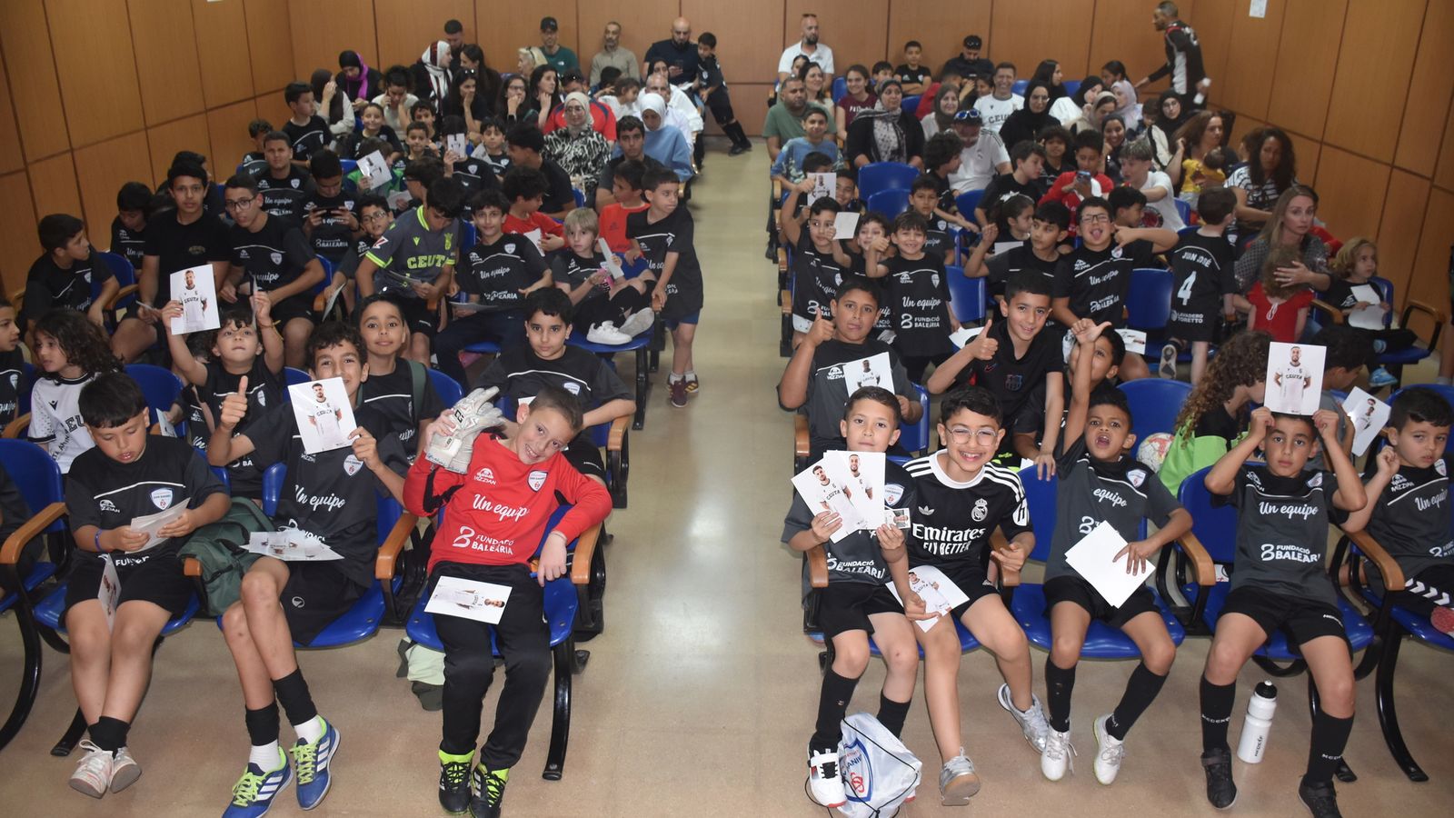 La AD Ceuta visita el Colegio San Daniel