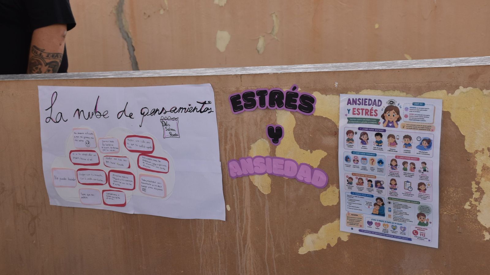 Feria de Hábitos Saludables organizada por la enfermera escolar del CEIP Santa Amelia, Alejandra González