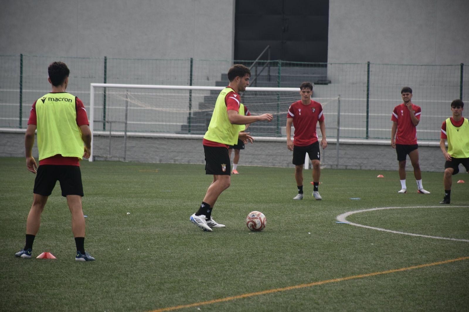 Entrenamiento del filial de la AD Ceuta