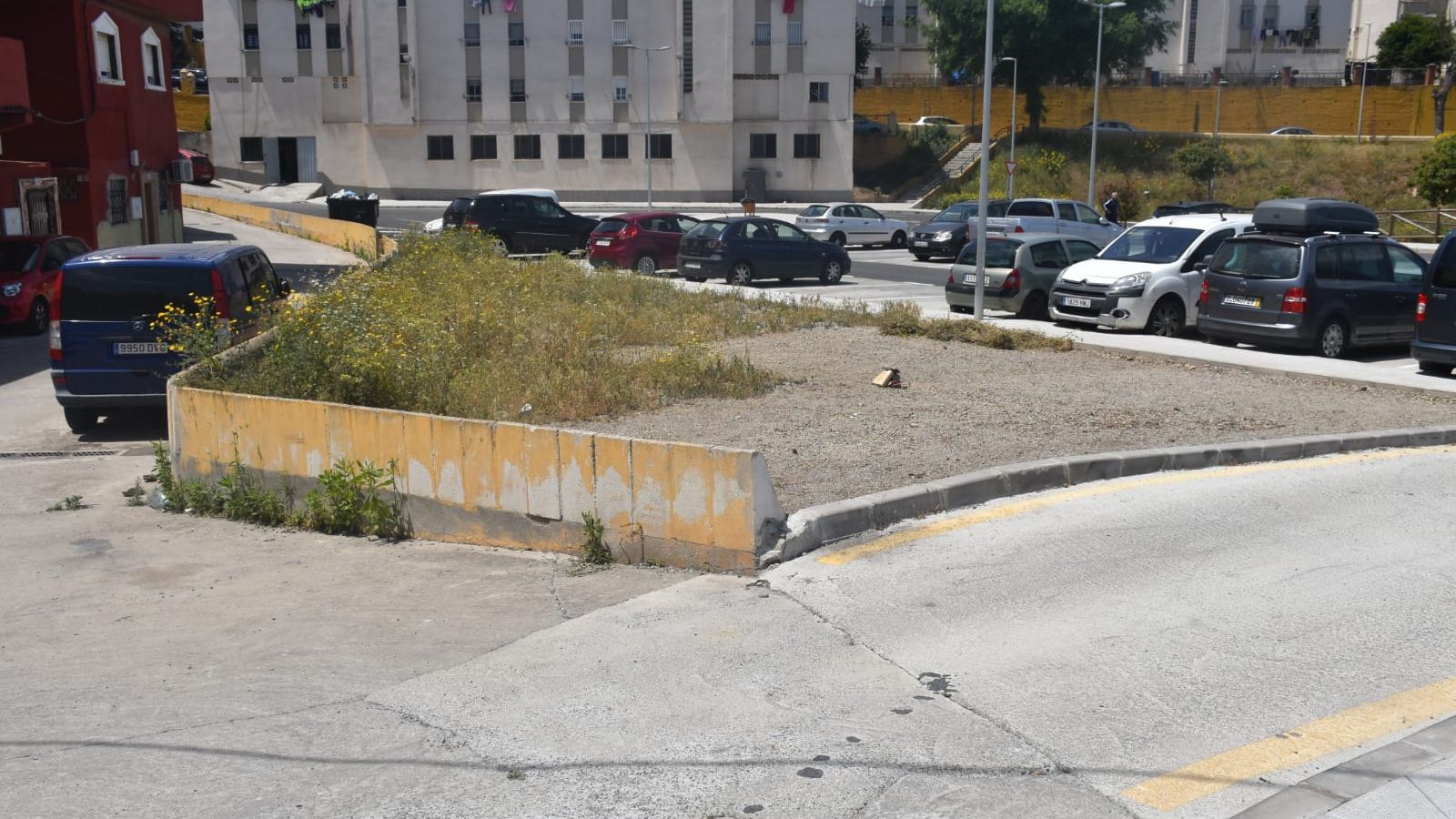 Zona destinada para el futuro local social en Poblado Regulares