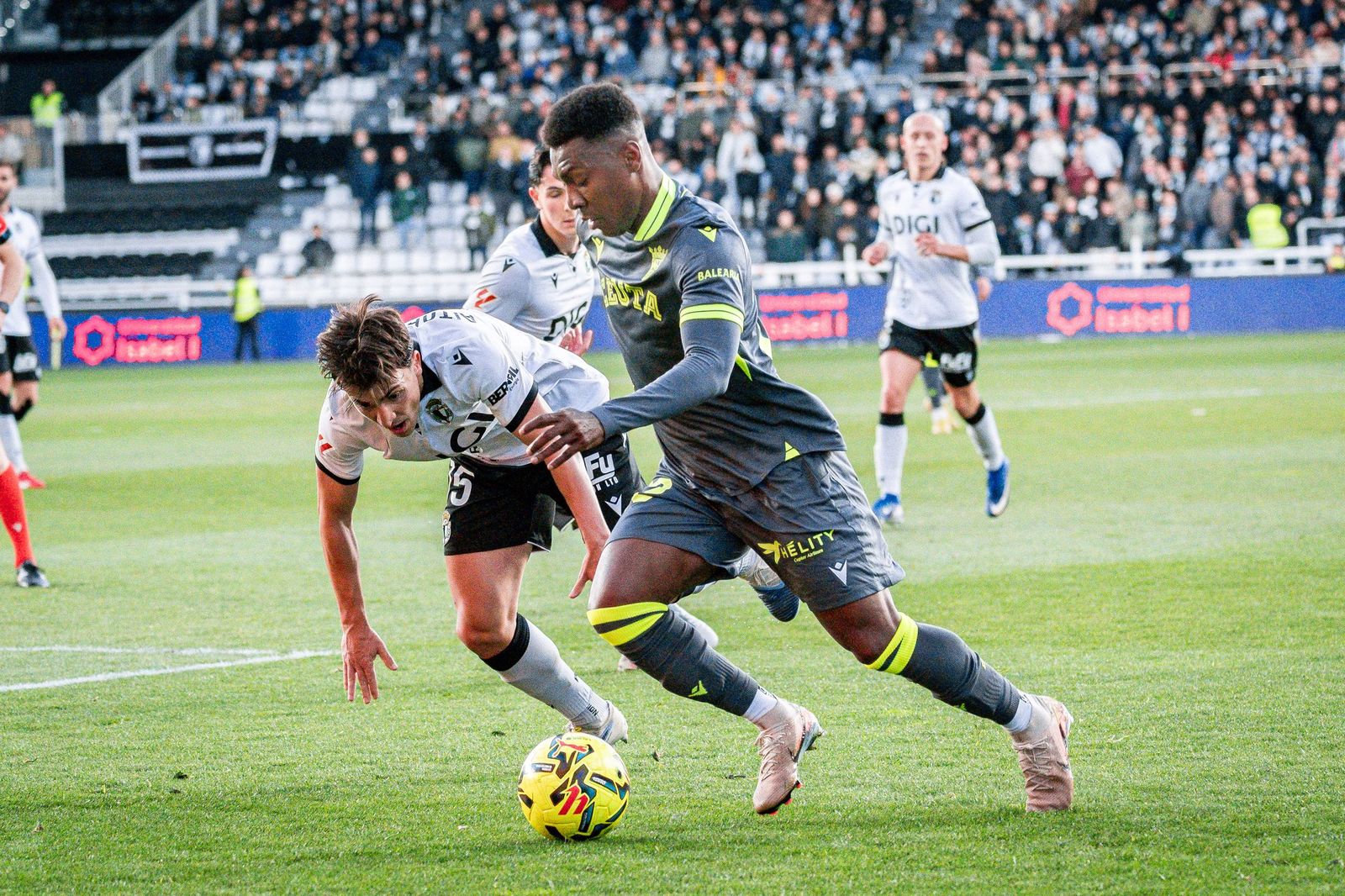 Burgos-AD Ceuta, partido de la Liga Hypermotion