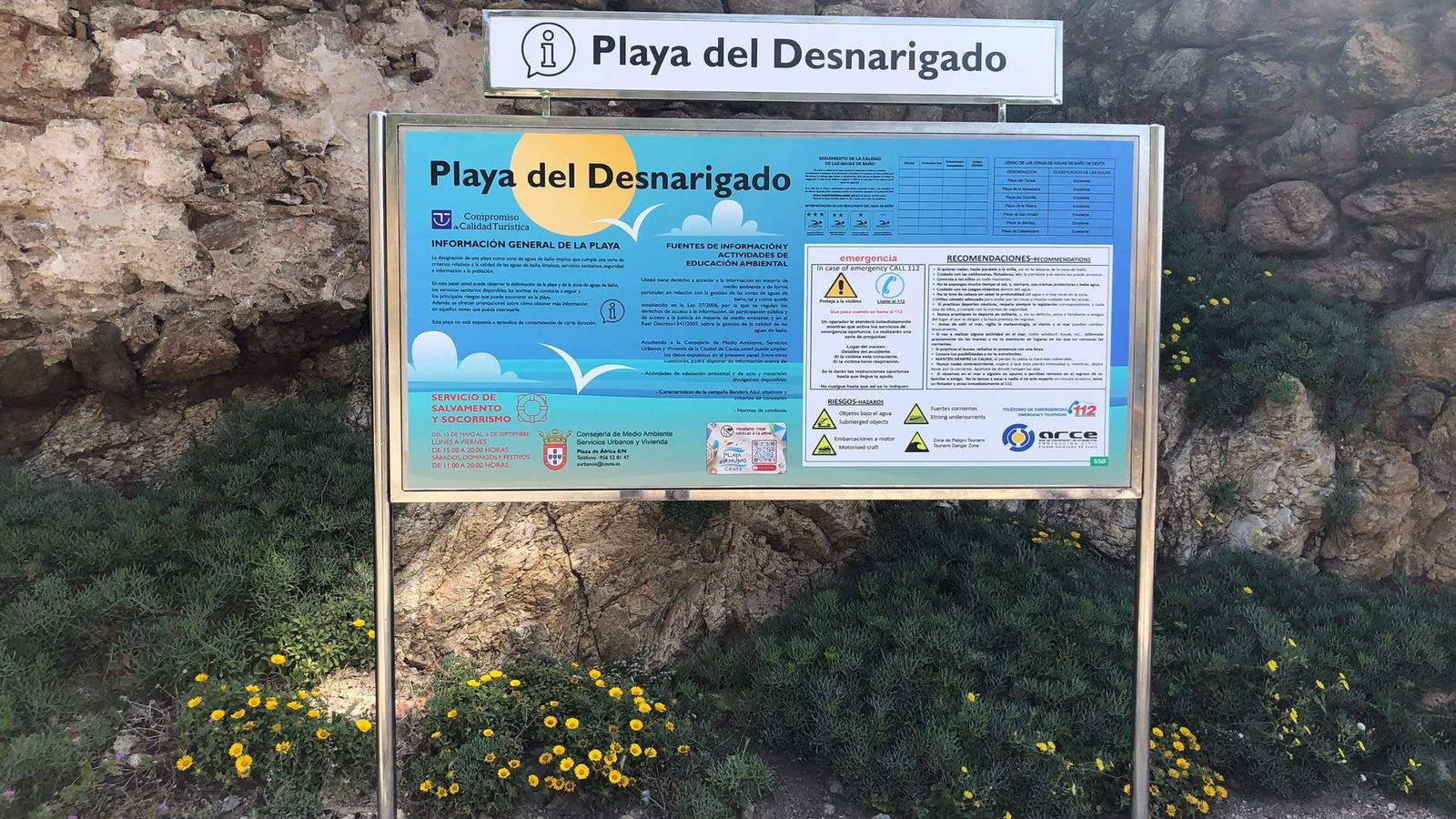 Nuevos carteles en todas las playas informativos y de sensibilización