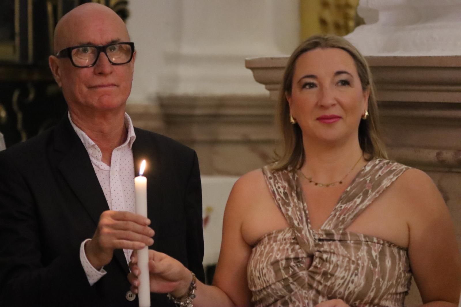 Gabriela, Manuel y Jimena reciben el Sacramento del Bautismo en el Santuario